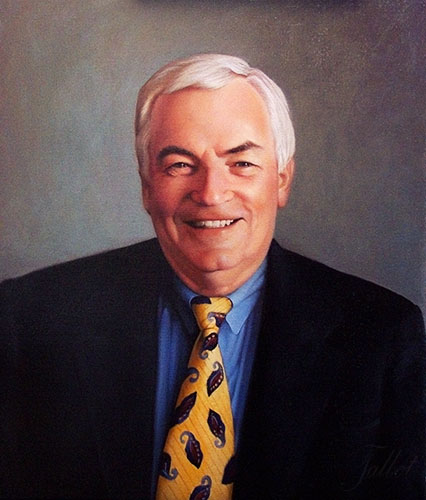 Oil Portrait of David Johnson, by Susan Talbot Elliott