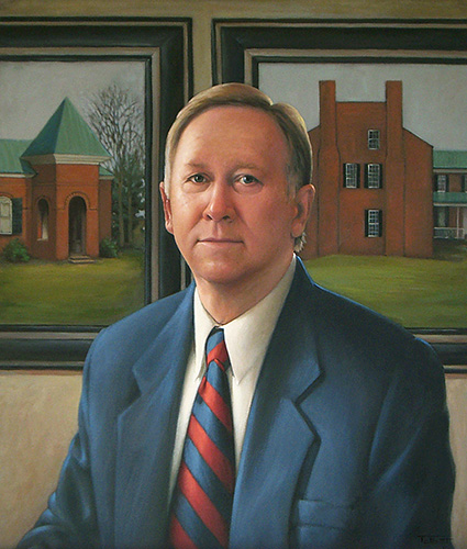 Oil Portrait of Stuart Fallen, Susan Talbot-Elliott